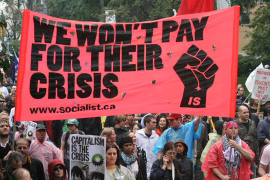6월 캐나다 토론토 G20 항의 시위